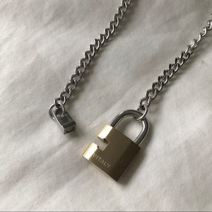 Lock necklace